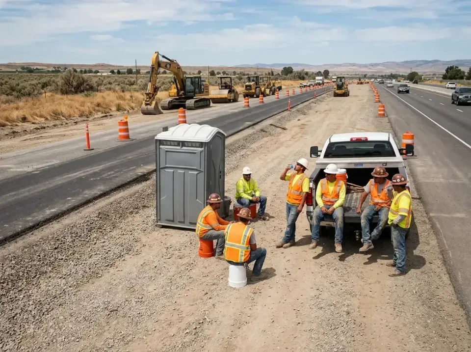highway-road-construction-crew-007 — frequently asked questions, Porta Potty and Restroom Rentals in Bonny Doon, CA